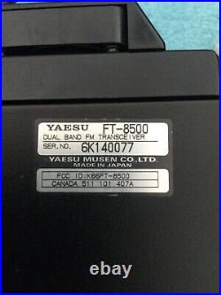 Yaesu FT-8500 Dual Band Ham Radio Tranceiver with FS-10 microphone