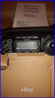 Yaesu FT-857D Amateur Radio HF, VHF, UHF All-Mode 100W