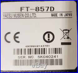 Yaesu FT-857D HF/VHF/UHF & MH-59 Microphone Unblocked TX & RX