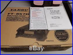 Yaesu FT-857D HF/VHF/UHF Mobile Radio with RT Systems Programming Kit Bundle