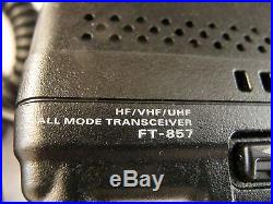 Yaesu FT 857 Radio Transceiver with accessories