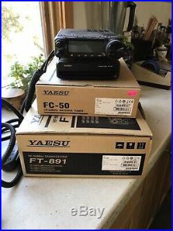 Yaesu FT-891 HF/6M Mobile Transceiver with FC-50 Automatic Antenna Tuner