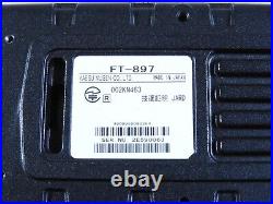Yaesu FT-897D 100W HF VHF UHV All-Mode Ham Radio Transceiver AM/FM Black