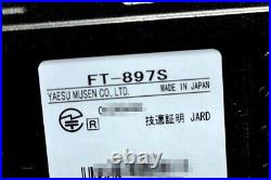 Yaesu FT-897S HF VHF UHV All-Mode Ham Radio Transceiver & Microphone JUNK