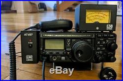 Yaesu FT-897 HF/VHF/UHF All Mode Transceiver including integrated 240v PS