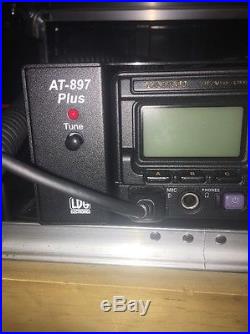Yaesu FT-897 Mobile Ham Radio Transceiver/AT-897 Plus Tuner & iPortable PRO Case