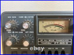 Yaesu FT-901D HF SSB Ham Radio Digital Display RF Speech Transceiver P/R