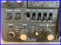 Yaesu FT-901D HF SSB Ham Radio Digital Display RF Speech Transceiver P/R