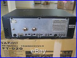 Yaesu FT-920 HF/6M Transceiver in Very Nice shape in the box