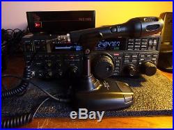 Yaesu FT-950 Transciever withMD-100 & MH-31 mics & SEC1223 switching power supply