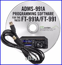 Yaesu FT-991A HF/VHF/UHF All Mode Radio with RT Systems Prog. Software and Cable