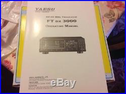 Yaesu FT DX 3000 HF/50 MHz transceiver, brand new