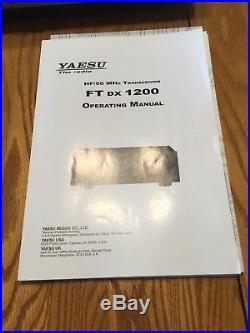 Yaesu FTdx-1200 HF + 6M Amateur Radio Transceiver with FFT-1 Option Installed