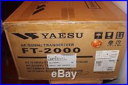 Yaesu Ft 2000 Hf Transceiver Mint Original Box All Accessories
