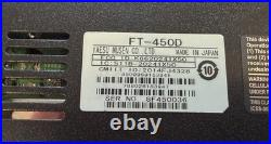 Yaesu Ft-450D Transceiver Ham Unit With Microphone & Manual, Tested, Works Great