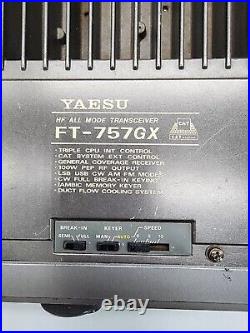 Yaesu Ft-757gx Ham Radio Transceiver Untested As Is