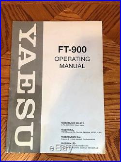 Yaesu Ft-900 At Hf Ham Transceiver