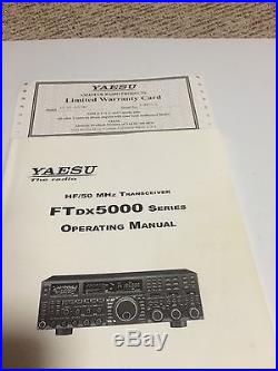 Yaesu H/F 50 MHz Transceiver Ft Dx 5000