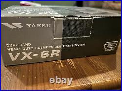Yaesu VX-6R Dual-Band Submersible Amateur Transceiver 144/220/430Mhz