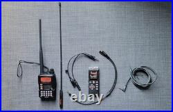 Yaesu VX-6R Tri-Band Ham Radio 2m/1.25m/70cm + Diamond Antenna + Audio Recorder