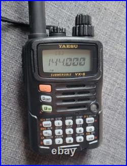 Yaesu VX-6R Tri-Band Ham Radio 2m/1.25m/70cm + Diamond Antenna + Audio Recorder