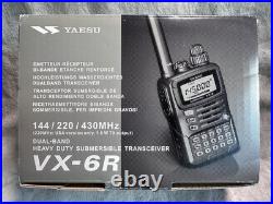Yaesu VX-6R Tri-Band Submersible Amateur Ham Radio Transceiver Yaesu VX-6R Tri-Band Submersible Amateur Ham Radio Transceiver