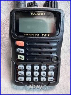 Yaesu VX-6R Tri-Band Submersible Amateur Ham Radio Transceiver Yaesu VX-6R Tri-Band Submersible Amateur Ham Radio Transceiver