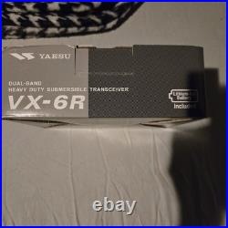 Yaesu VX-6R Tri Band Submersible Radio Transceiver Excellent