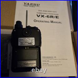 Yaesu VX-6R Tri Band Submersible Radio Transceiver Excellent