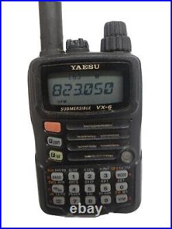 Yaesu VX-6R Tri Band Submersible Radio Transceiver With Manual