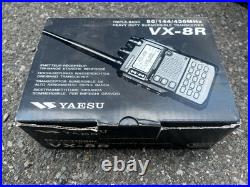 Yaesu VX-8DR Quad Band Ham Radio 50/144/220/430 MHz MARS mod & extras Yaesu VX-8DR Quad Band Ham Radio 50/144/220/430 MHz MARS mod & extras