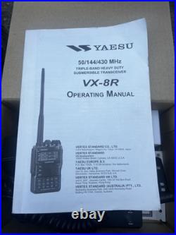 Yaesu VX-8DR Quad Band Ham Radio 50/144/220/430 MHz MARS mod & extras Yaesu VX-8DR Quad Band Ham Radio 50/144/220/430 MHz MARS mod & extras