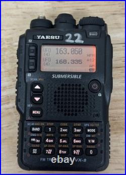 Yaesu VX-8DR Quad Band Submersible Transceiver 50/144/220/430 MHz No Antenna