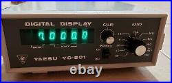 Yaesu YC-601 Digital Frequency Display & Cable powers up ham radio equipment