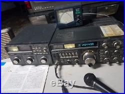 Yeasu ft-102 and FC-102 HF transceiver and turner with manuals. Parts or repair