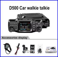 ZASTONE D500 VHF UHF Dual Band 25W DTMF Detachable Panel Mini Mobile Radio + USB