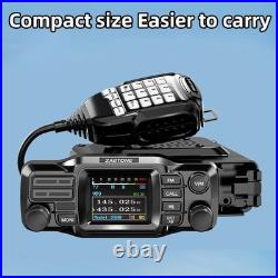 ZASTONE D500 VHF UHF Dual Band 25W DTMF Detachable Panel Mini Mobile Radio + USB