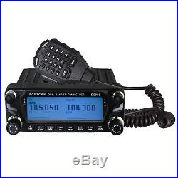 Zastone ZT-D9000 50W Car Walkie Talkie 50km Dual Band Mobile Radio Transceiver